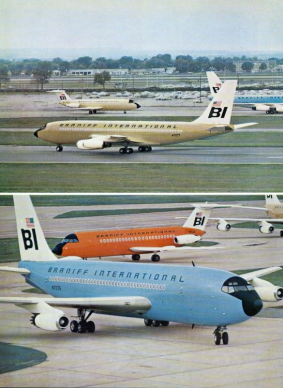 Braniff International Airways, between colorful planes and Emilio